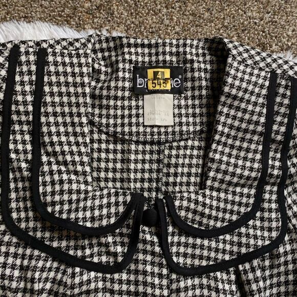 Brioche California Vintage Dress Gingham Prairie Farmhouse Button Down Cottage - Picture 4 of 15